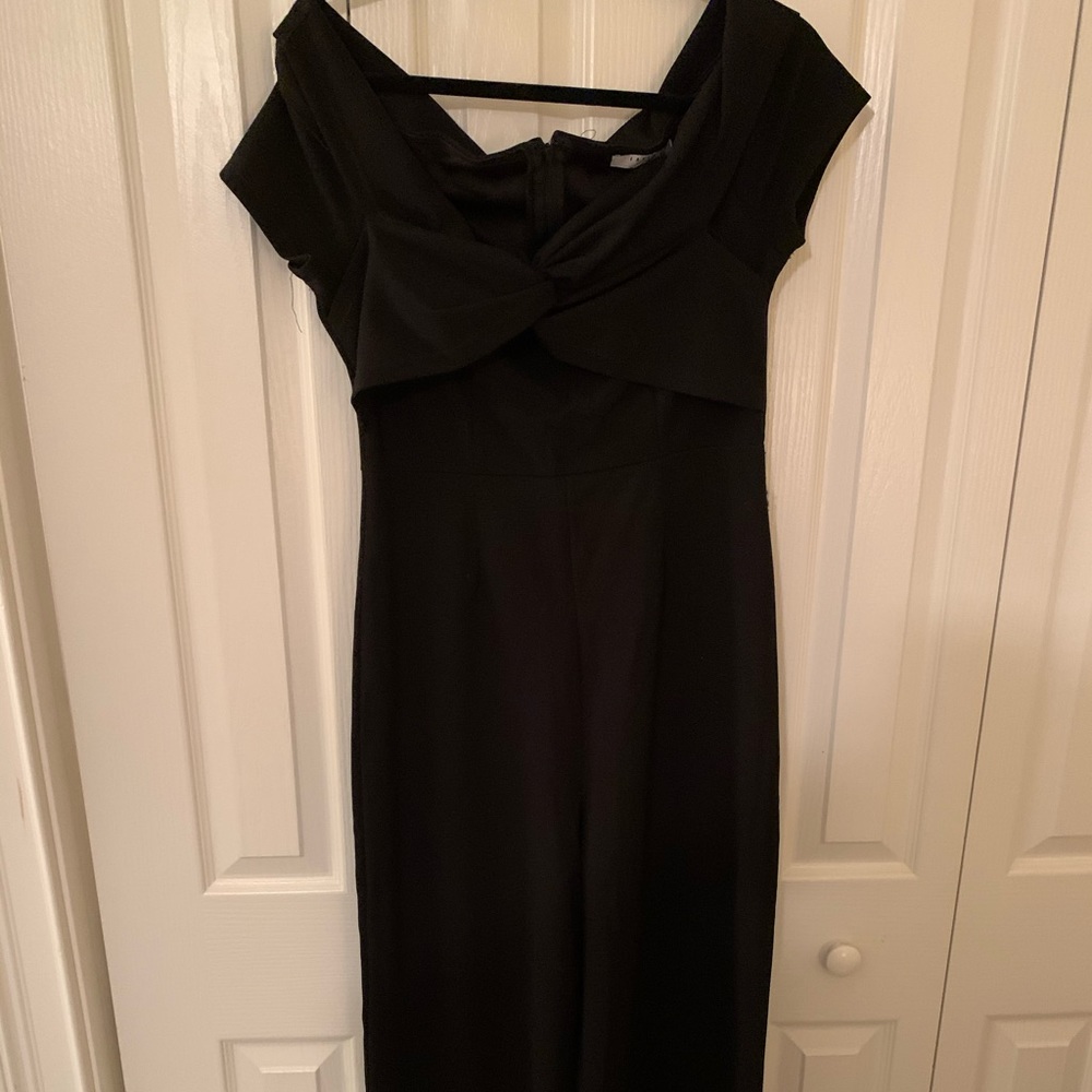 Off the Shoulder Crossed Front Jumpsuit